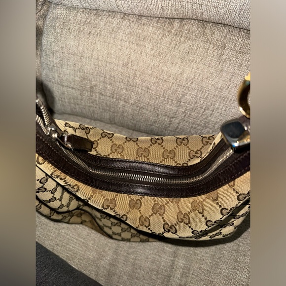 Gucci GG Canvas Medium Twins Hobo - Authentic - Picture 14 of 15
